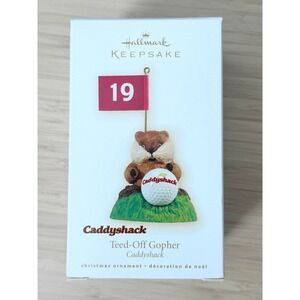Hallmark Keepsake 2009 Teed Off Gopher Caddyshack Christmas Ornament‎